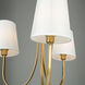Rhythm LED 23.6 inch Brushed Gold Chandelier Ceiling Light