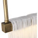Roselle LED 39.4 inch Legacy Brass Linear Island Pendant Ceiling Light