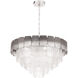 Bianca 19 Light 32.25 inch Polished Nickel Chandelier Ceiling Light in Crystalline Smoke