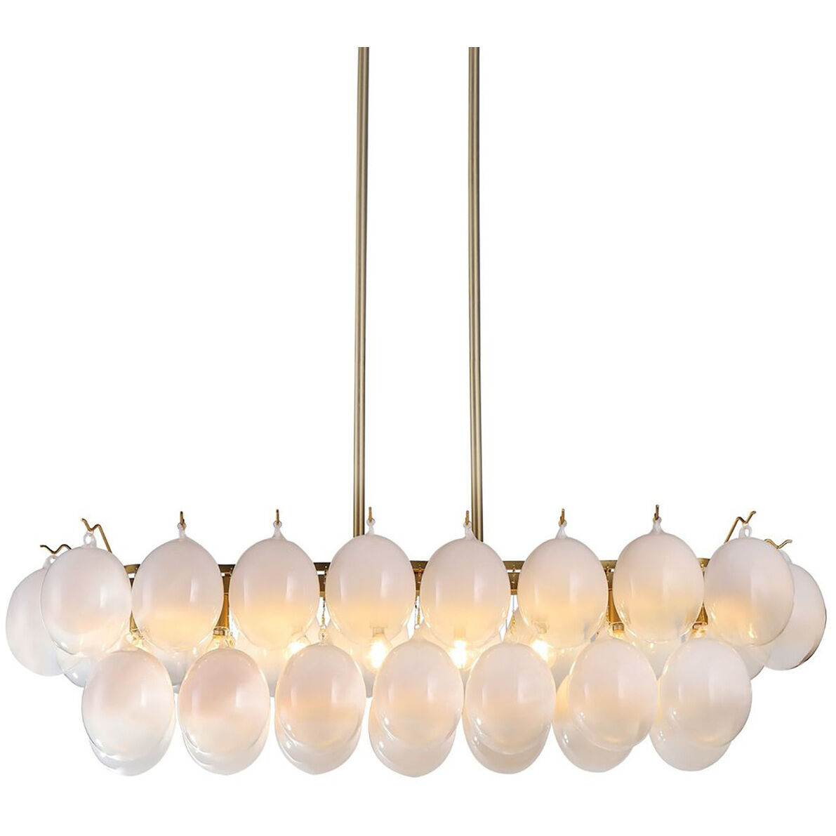 Globo Island Light Ceiling Light in Milky White