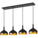 Dash LED 41 inch Black and Gold Island Light Ceiling Light