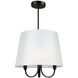Rhythm LED 15.7 inch Black Pendant Ceiling Light