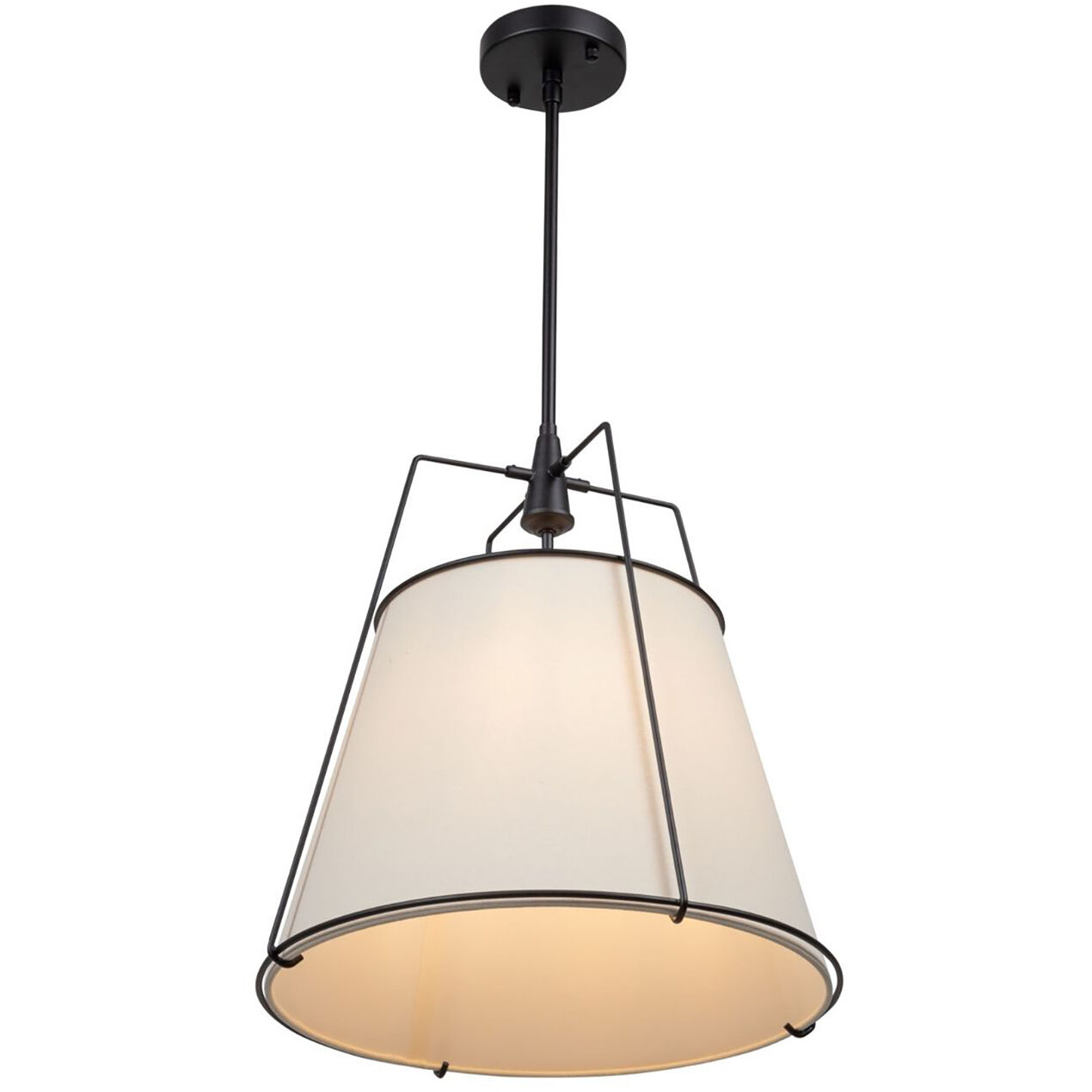 Pullman LED 17 inch Black Pendant Ceiling Light