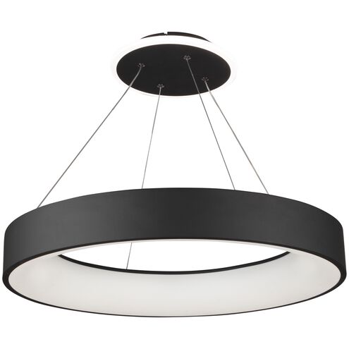 Lazio LED 23.5 inch Black Chandelier Ceiling Light