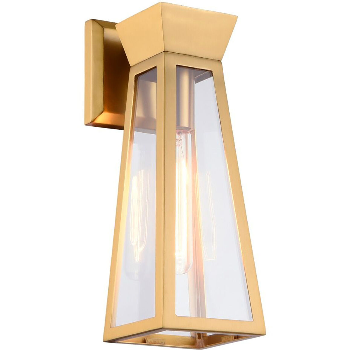 Lucian Wall Sconce Wall Light in Brushed Brass