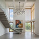 Organic LED 55 inch Black Chandelier Ceiling Light
