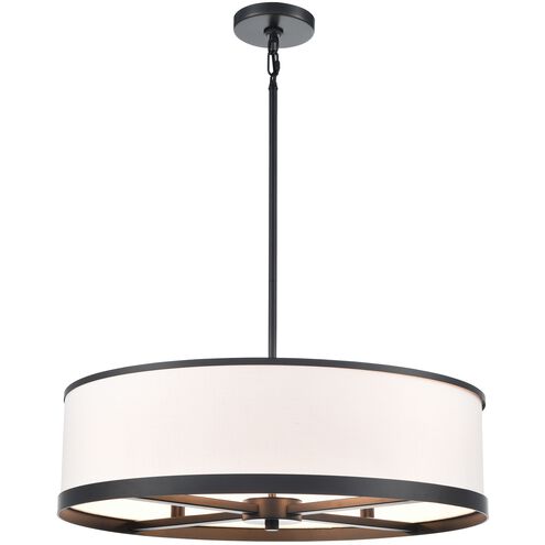 High Street 4 Light 24.02 inch Black Pendant Ceiling Light