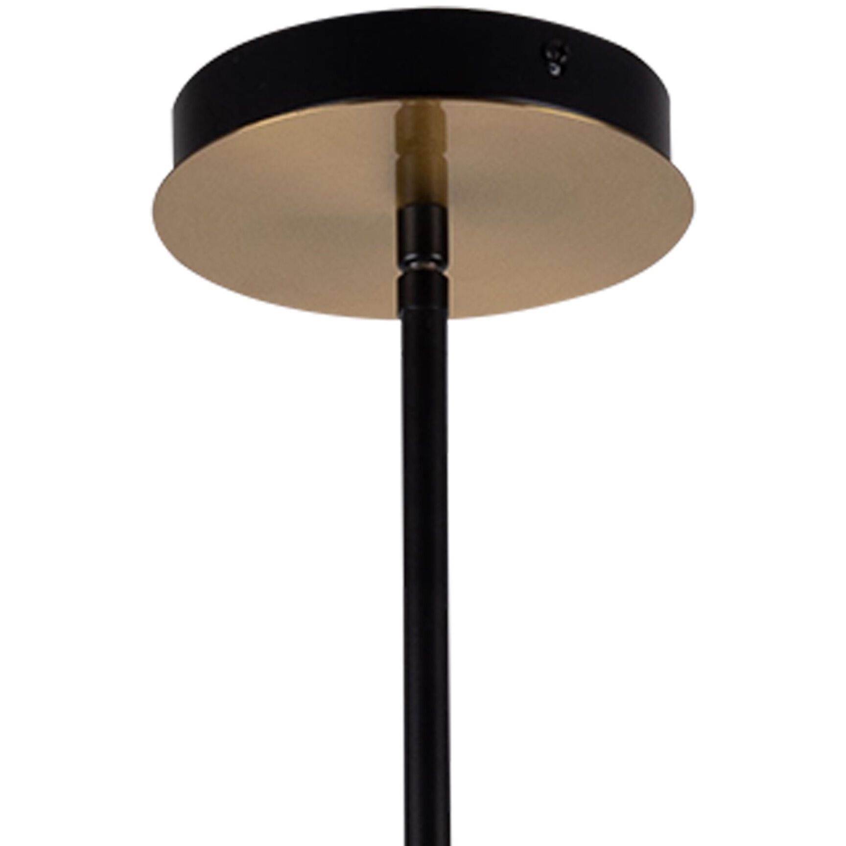 Aurelia 6 Light 23 inch Matte Black and Brass Chandelier Ceiling Light