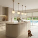 Velora LED 9 inch Legacy Brass Pendant Ceiling Light