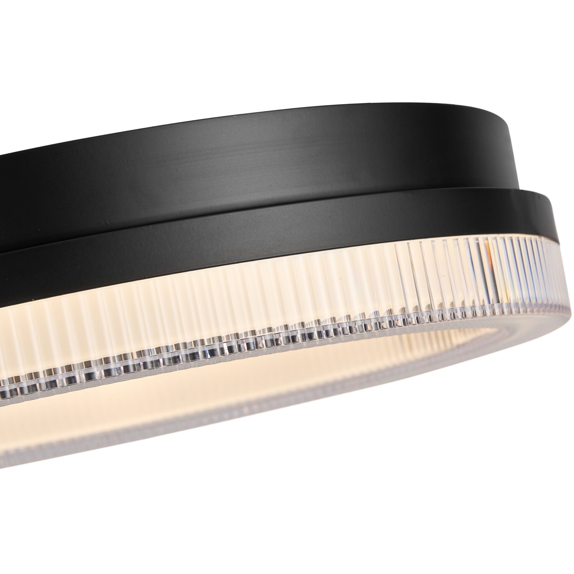 Ari LED 15.8 inch Black Flush Mount Ceiling Light