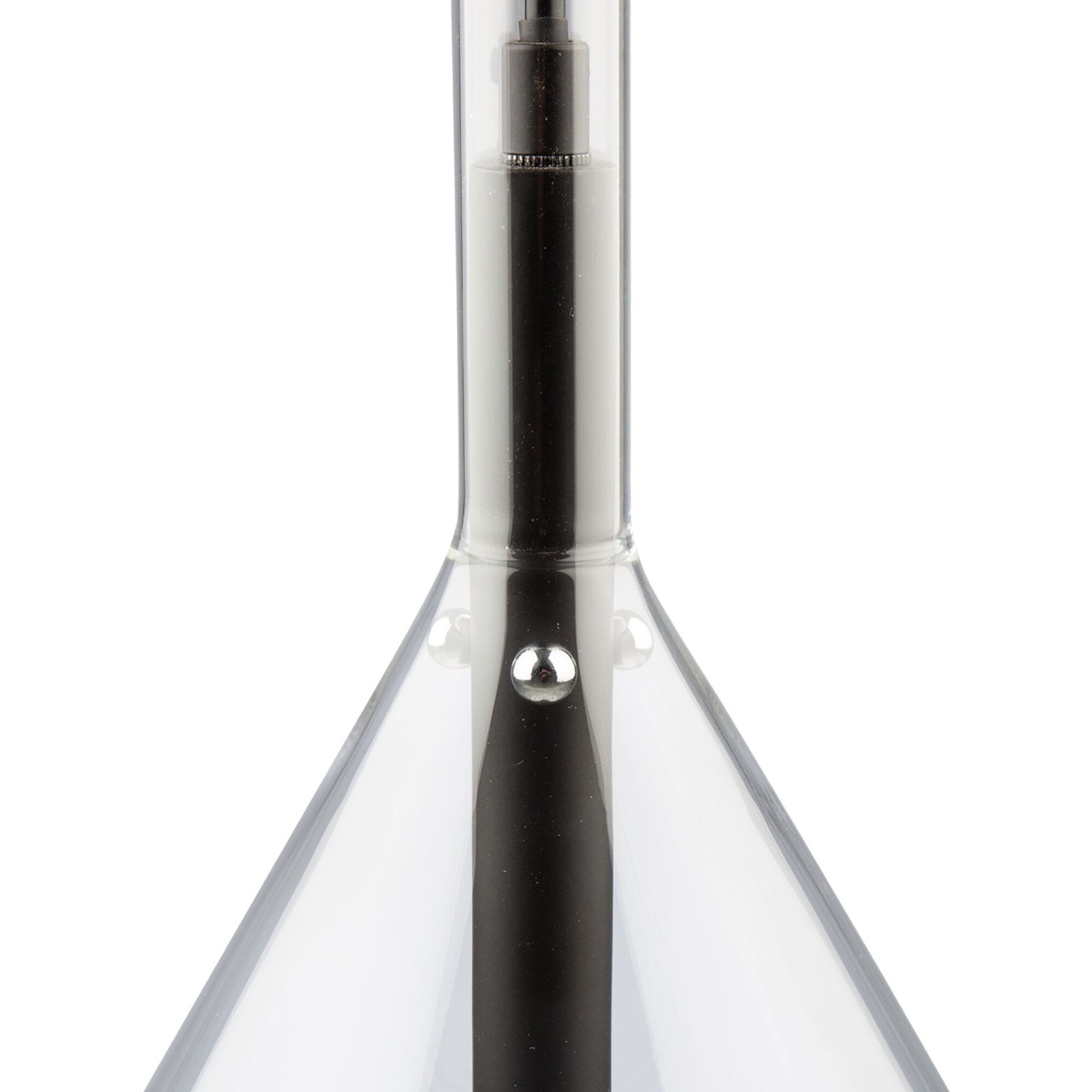 Conic 1 Light 7.9 inch Black Down Pendant Ceiling Light