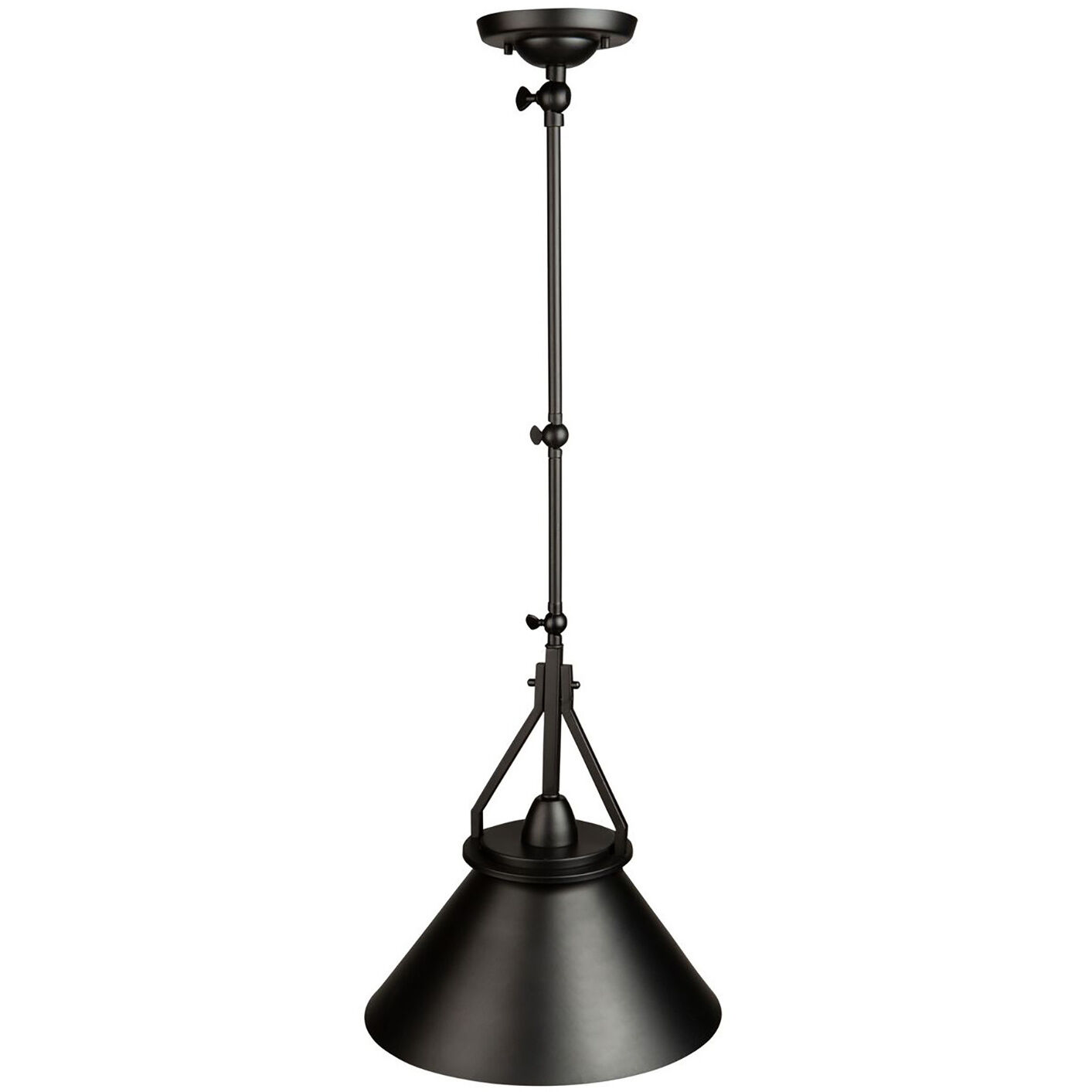 Brydon LED 13.5 inch Black Sconce/Pendant Ceiling Light