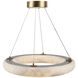 Camila LED 19 inch Brushed Brass Chandelier Ceiling Light