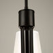 Rhythm LED 23.6 inch Black Chandelier Ceiling Light