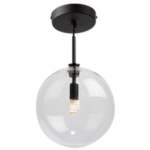 Pinpoint 1 Light 7.9 inch Black Semi-Flush Mount Ceiling Light