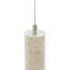 Zara LED 2.76 inch Brushed Nickel Pendant Ceiling Light