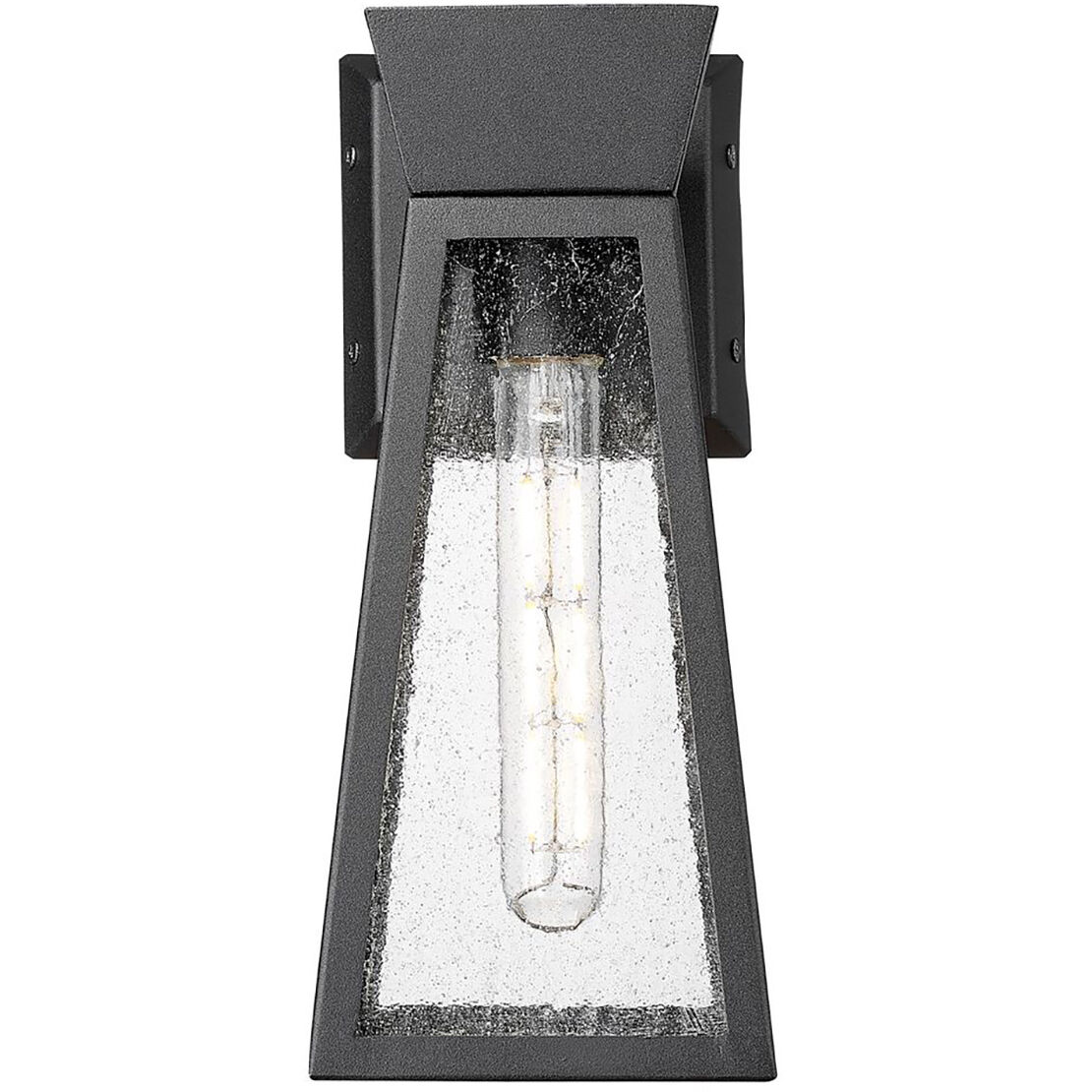 Lucian LED 12 inch Black Outdoor Wall Light