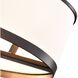 High Street 8 Light 38 inch Black Pendant Ceiling Light