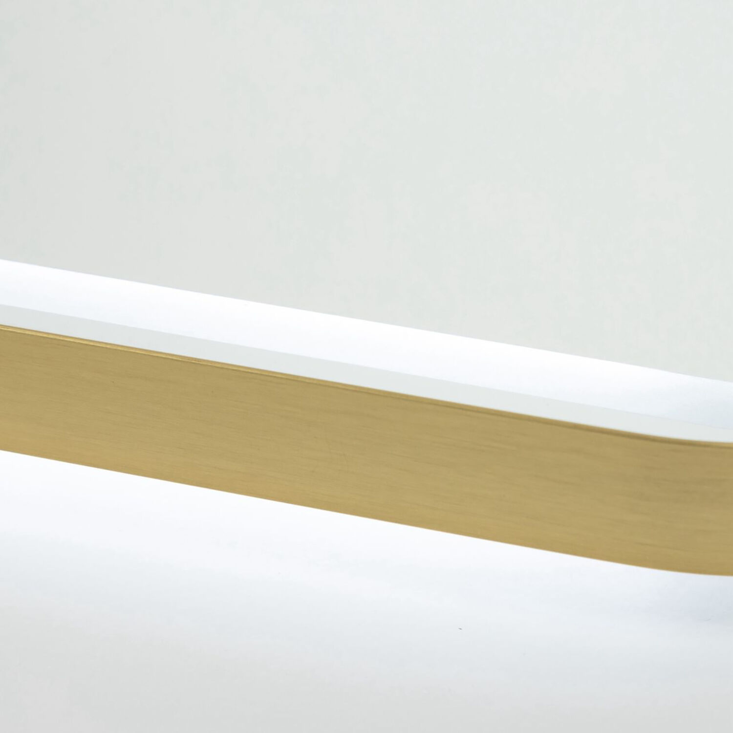 Reflections 31.5 X 23.6 inch Brushed Brass LED Mirror