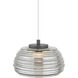 Haze LED 12.5 inch Black Pendant Ceiling Light in Smoke