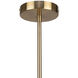 Bronte LED 25.25 inch Brass Chandelier Ceiling Light