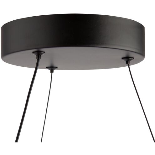 Nova LED 19.7 inch Black Pendant Ceiling Light