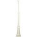 Classico 70 inch White Outdoor Post