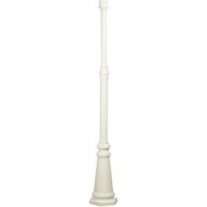 Classico 70 inch White Outdoor Post