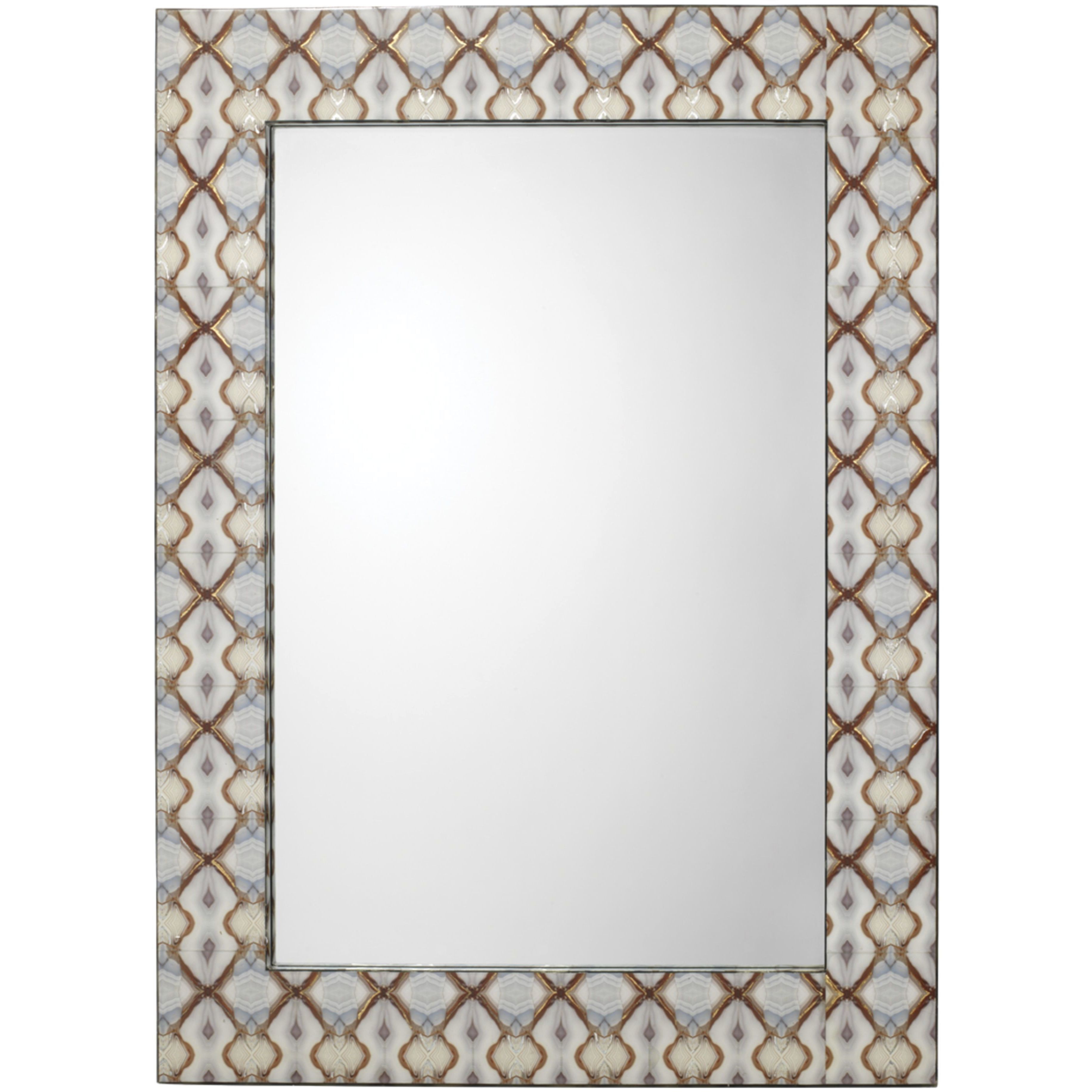 Kaleidoscope 48 X 36 inch Blue Mirror