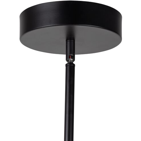 Trilogy 24 inch Black and Brass Pendant Ceiling Light