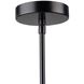 Bolla 1 Light 6 inch Black Down Pendant Ceiling Light