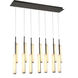 Lumina LED 45 inch Forged Bronze Linear Pendant Ceiling Light