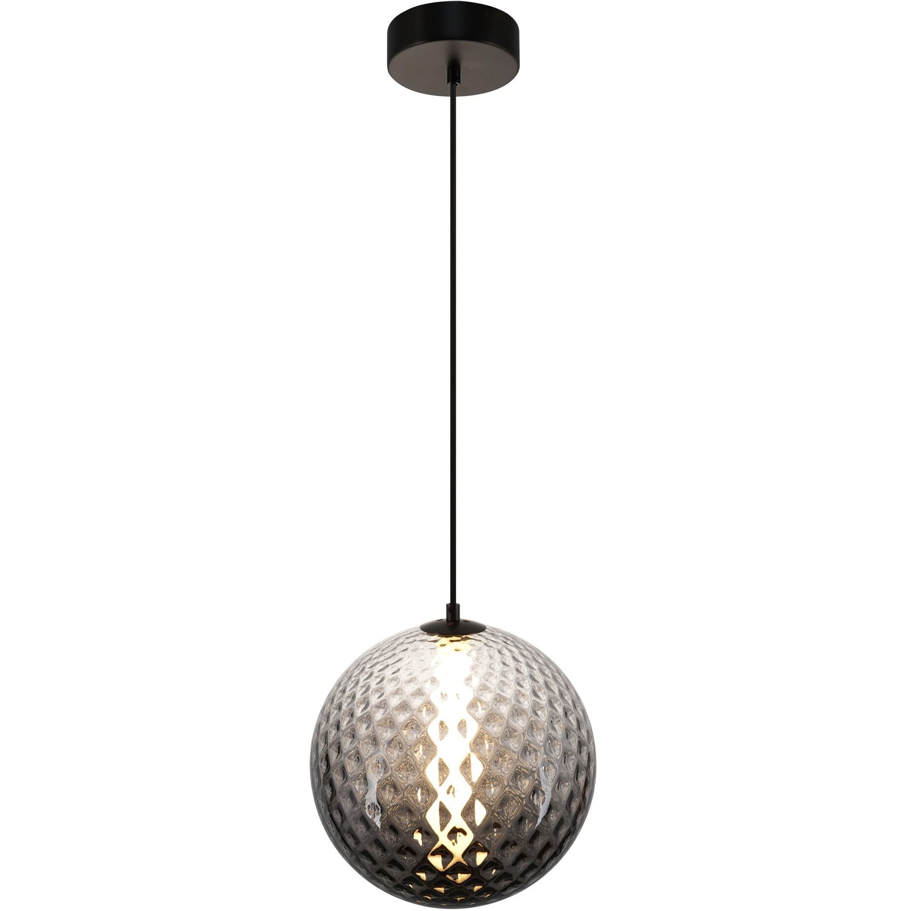 Celeste LED 11.8 inch Gunmetal Pendant Ceiling Light in Smoke Ombre
