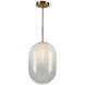 Vita LED 9.4 inch Brass Pendant Ceiling Light
