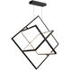 Graymar LED 34 inch Black Chandelier Ceiling Light