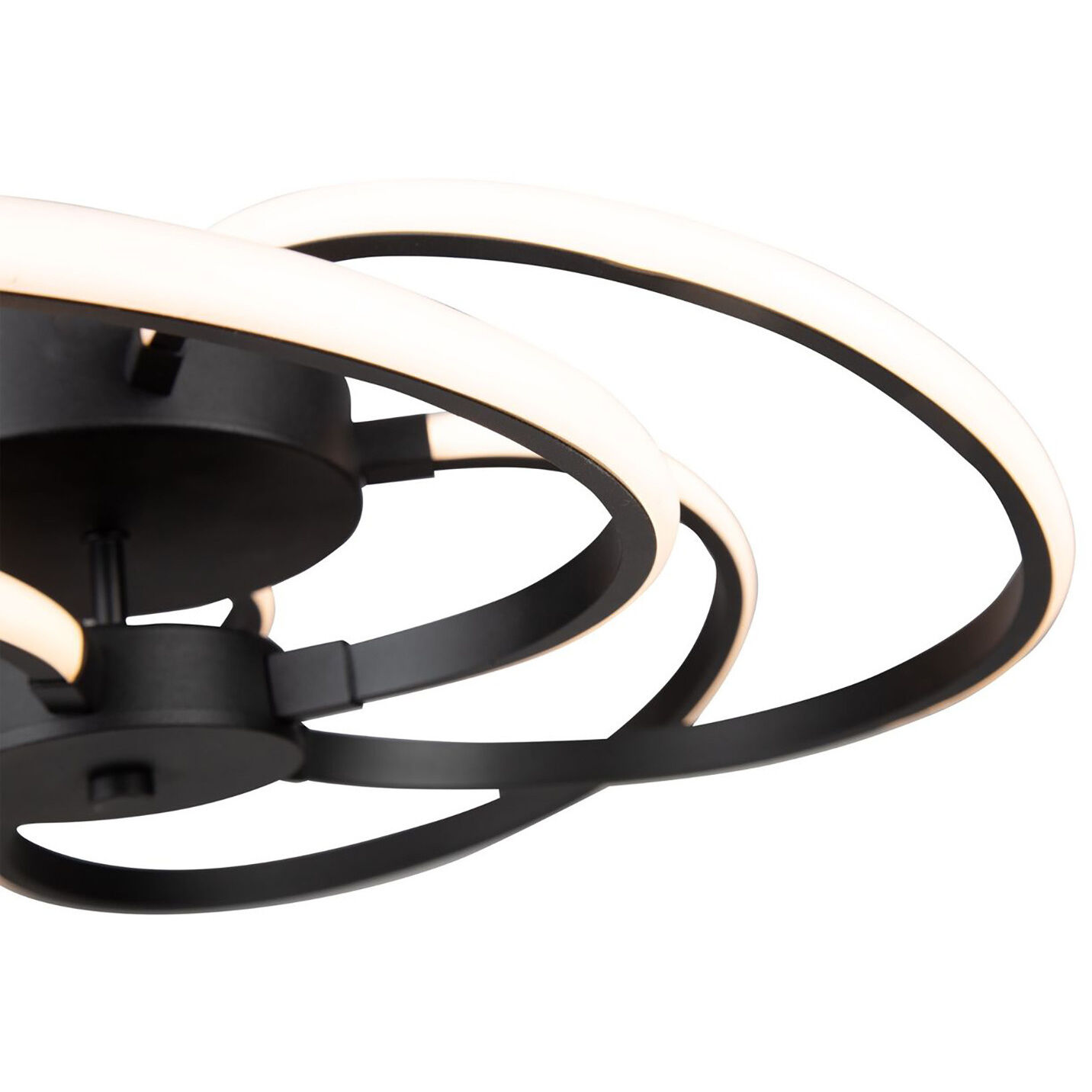 Equinox LED 20.9 inch Black Flush Mount Ceiling Light