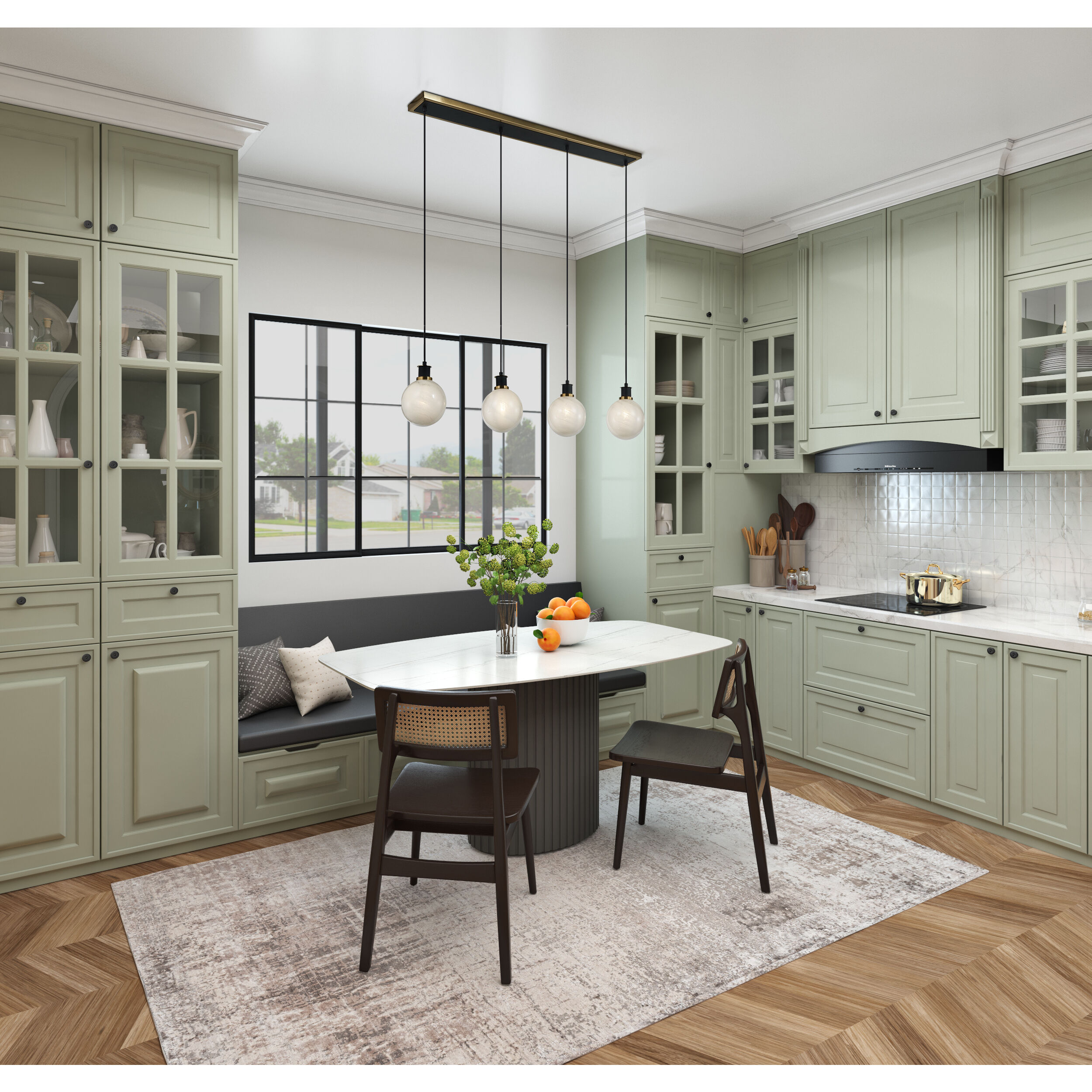 Gem Island Light Ceiling Light in Glossy Textured White