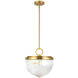 Myla 2 Light 12.62 inch Vintage Brass Pendant Ceiling Light
