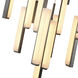 Lumina LED 39.4 inch Forged Bronze Pendant Ceiling Light