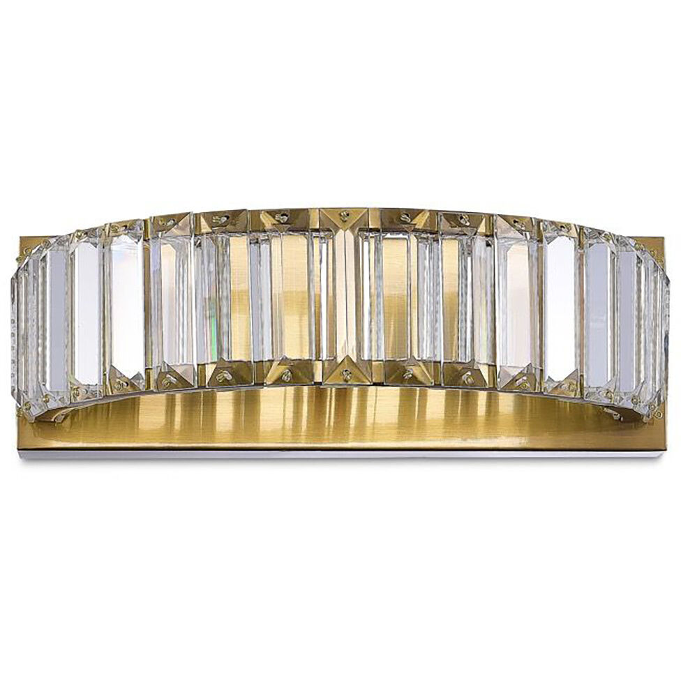 Stella Wall Sconce Wall Light in Black and Brass