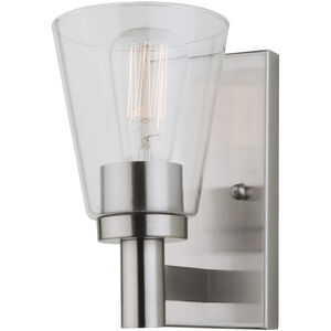 Clarence 1 Light 5 inch Brushed Nickel Wall Sconce Wall Light
