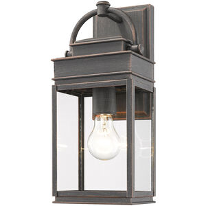Fulton 1 Light 13.5 inch Oil Rubbed Bronze Outdoor Wall Light