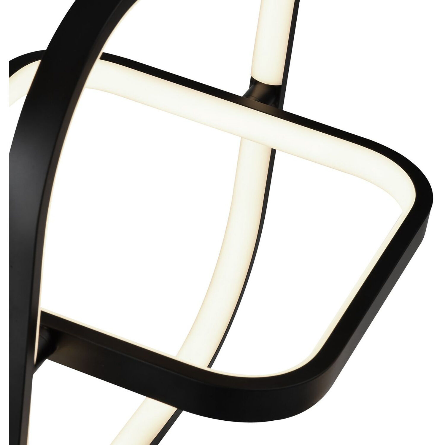 Sienna LED 18.5 inch Semi Gloss Black Pendant Ceiling Light