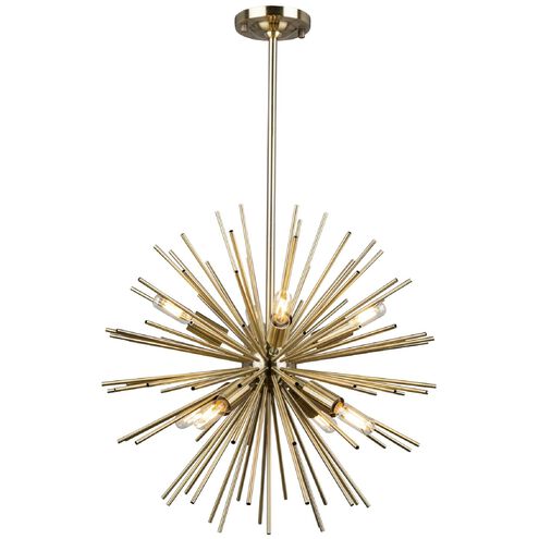 Sunburst 8 Light 19.00 inch Chandelier