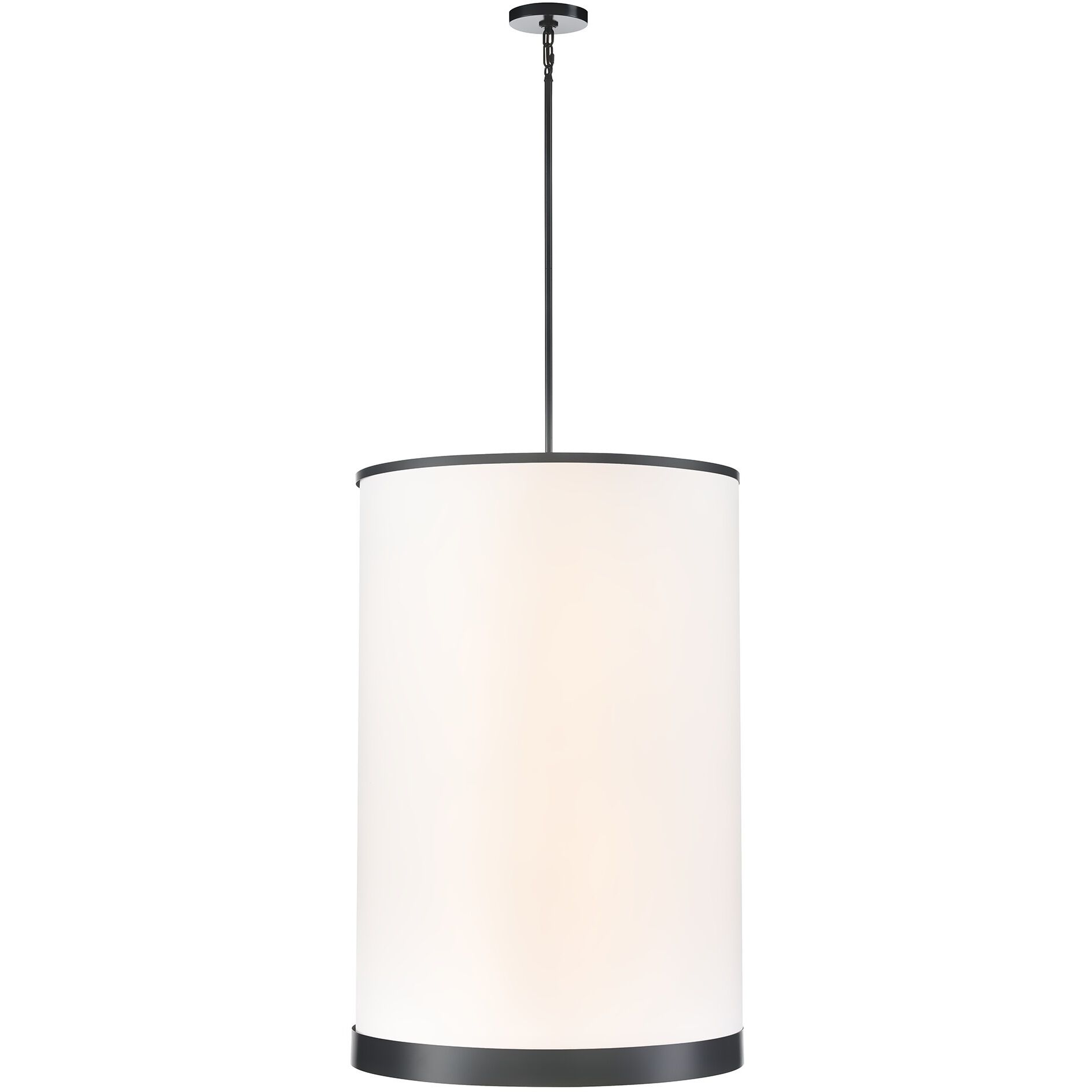 High Street 8 Light 24.02 inch Black Pendant Ceiling Light