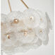 Bloom LED 31.5 inch Brass Chandelier Ceiling Light