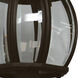 Classico LED 20 inch Rust Outdoor Wall Light