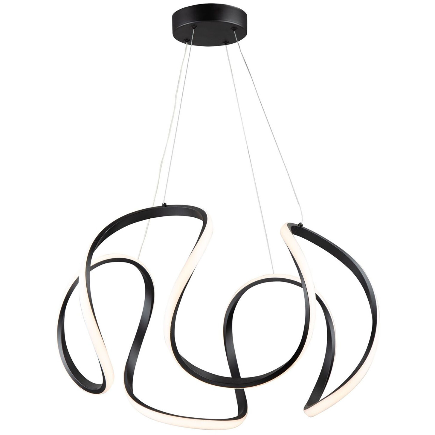 Mira LED 24.8 inch Black Pendant Ceiling Light