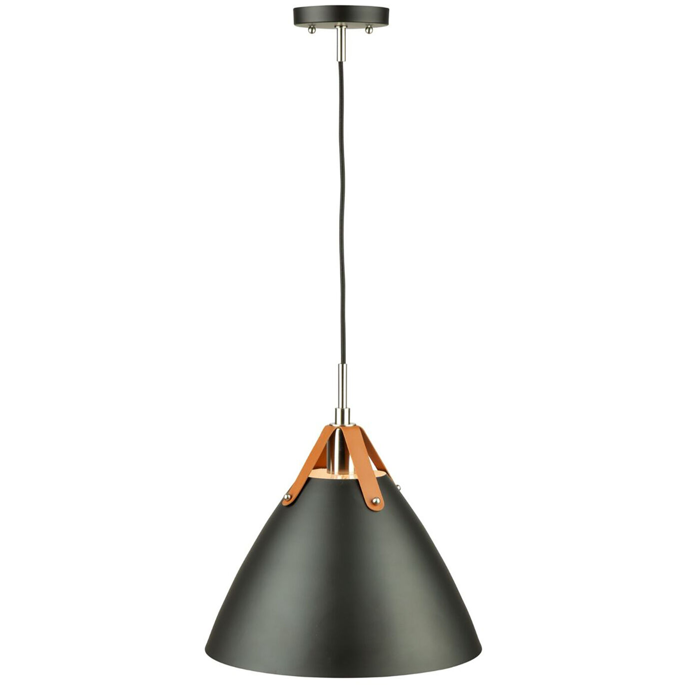 Tote LED 14 inch Black Pendant Ceiling Light