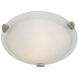 Clip Flush 3 Light 16 inch Brunito Bowl Flush Mount Ceiling Light